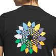 Camiseta Masculina Adidas Skateboarding Pinwheel Trefoil Black Crew Yellow-JW7672- -5-